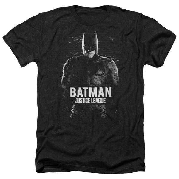 Justice League Movie - Batman Adult Regular Fit Heather Short Sleeve
