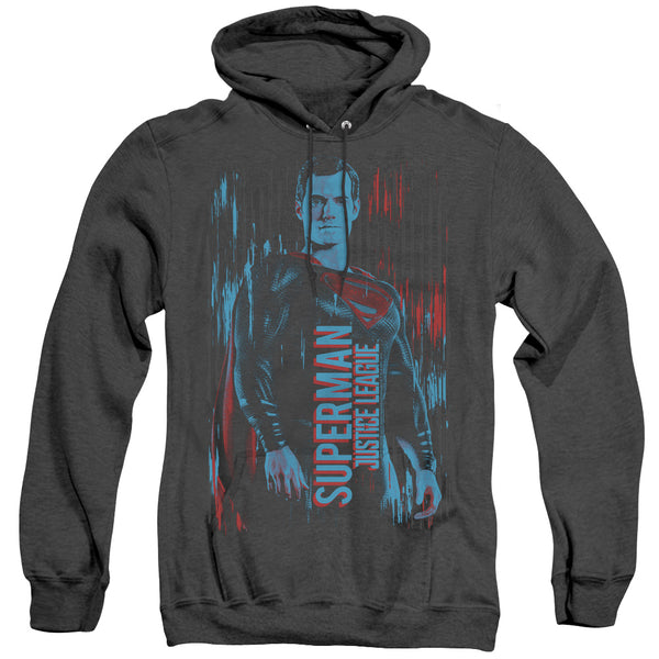 Justice League Movie - Superman Adult Heather Hoodie