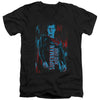 Justice League Movie - Superman Adult Slim Fit V Neck Cotton