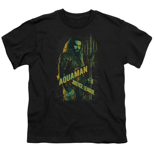 Justice League Movie - Aquaman Youth Short Sleeve