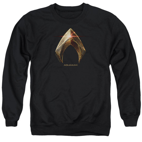 Justice League Movie - Aquaman Logo Adult Crewneck Sweatshirt