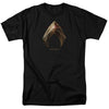 Justice League Movie - Aquaman Logo Adult Regular Fit Short Sleeve
