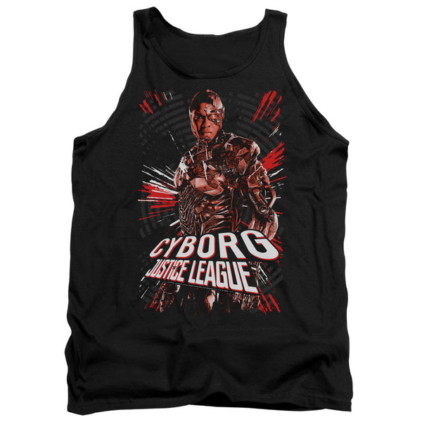 Justice League Movie - Cyborg Adult Tank Top
