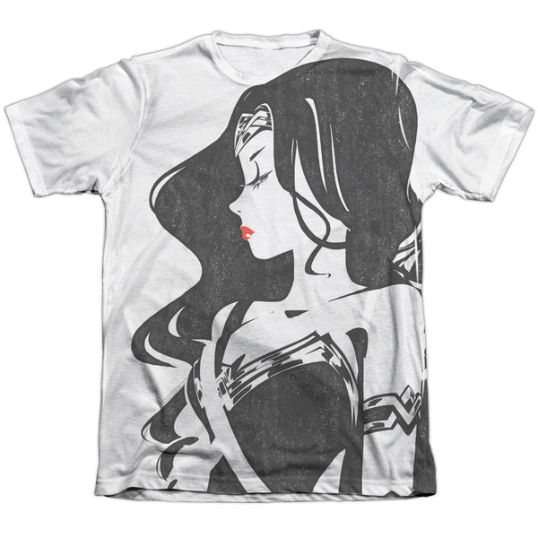 Justice League Movie - Ww Profile Adult Regular Fit Short Sleeve 65 - 35 Poly - Cotton