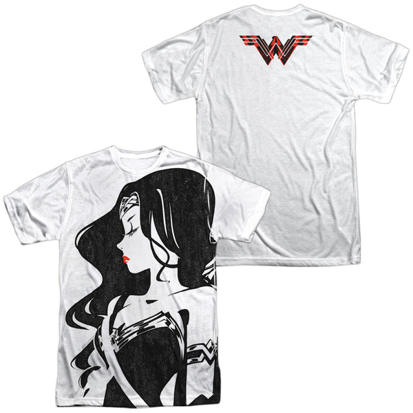 Justice League Movie - Ww Profile (Front - Back Print) Adult Regular Fit Short Sleeve 100% Poly