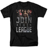 Justice League Movie - Join The League Adult Regular Fit Short Sleeve