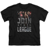 Justice League Movie - Join The League Youth Short Sleeve