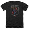 Justice League Movie - Charge Adult Regular Fit Heather Short Sleeve