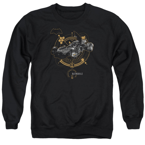 Justice League Movie - Batmobile Adult Crewneck Sweatshirt
