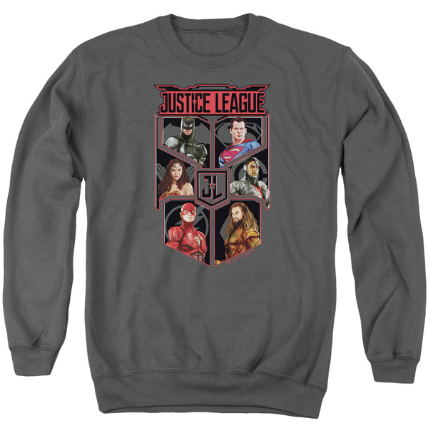 Justice League Movie - League Of Six Adult Crewneck Sweatshirt