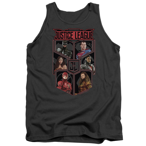 Justice League Movie - League Of Six Adult Tank Top
