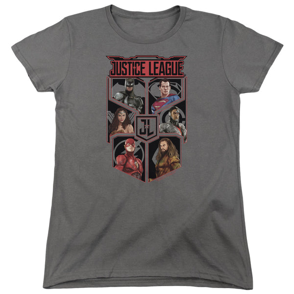 Justice League Movie - League Of Six Women's Short Sleeve