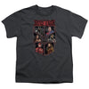 Justice League Movie - League Of Six Youth Short Sleeve