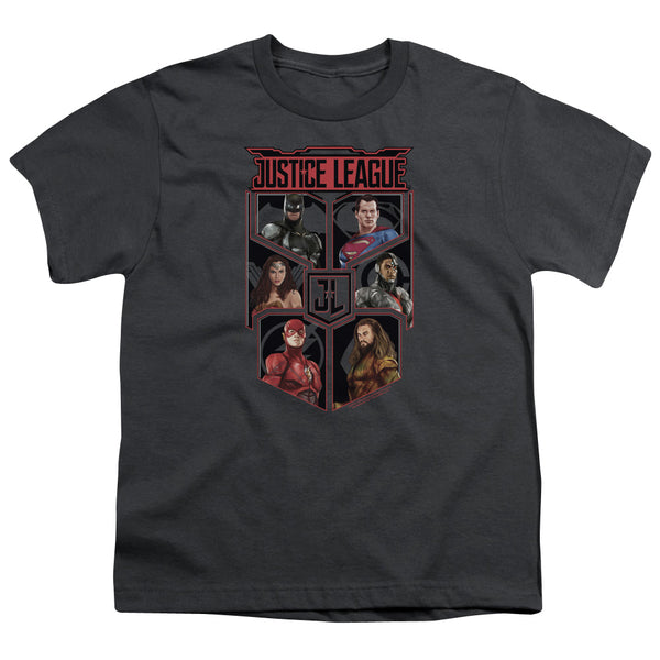 Justice League Movie - League Of Six Youth Short Sleeve