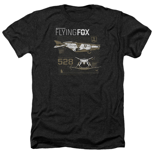 Justice League Movie - Flying Fox Adult Regular Fit Heather Short Sleeve