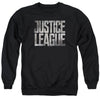 Justice League Movie - Metal Logo Adult Crewneck Sweatshirt
