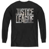 Justice League Movie - Metal Logo L - S Youth