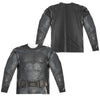 Justice League Movie - Batman Uniform (Front - Back Print) L - S Adult Poly Crew
