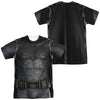 Justice League Movie - Batman Uniform (Front - Back Print) Adult Regular Fit Short Sleeve 100% Poly