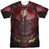 Justice League Movie - Flash Uniform Adult Regular Fit Short Sleeve 100% Poly