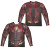 Justice League Movie - Flash Uniform (Front - Back Print) L - S Adult Poly Crew