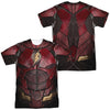 Justice League Movie - Flash Uniform (Front - Back Print) Adult Regular Fit Short Sleeve 100% Poly