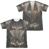 Justice League Movie - Aquaman Uniform (Front - Back Print) Adult Regular Fit Short Sleeve 65 - 35 Poly - Cotton