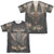 Justice League Movie - Aquaman Uniform (Front - Back Print) Adult Regular Fit Short Sleeve 65 - 35 Poly - Cotton