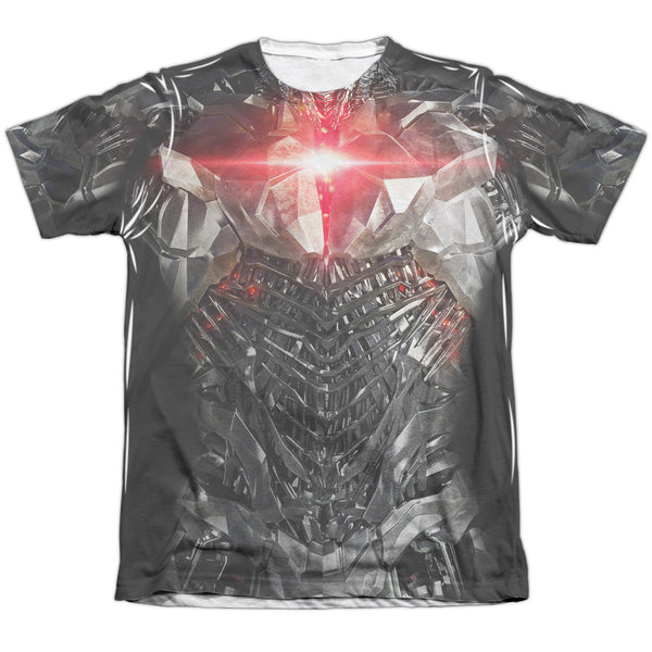 Justice League Movie - Cyborg Uniform Adult Regular Fit Short Sleeve 65 - 35 Poly - Cotton