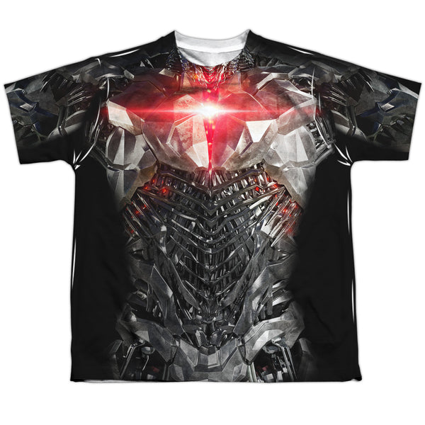 Justice League Movie - Cyborg Uniform Youth Short Sleeve 100% Poly
