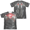 Justice League Movie - Cyborg Uniform (Front - Back Print) Adult Regular Fit Short Sleeve 65 - 35 Poly - Cotton