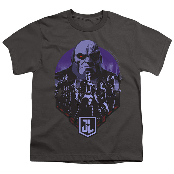 Justice League Movie - Justice League And Darkseid Youth Short Sleeve