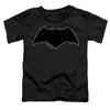 Justice League Movie - Batman Logo Gray Outline Toddler Short Sleeve