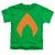 Justice League Movie - Aquaman Solid Color Toddler Short Sleeve
