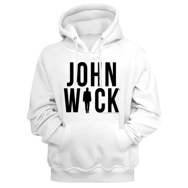 John Wick Silhouette Logo-Adult L/SSweatshirt W/Hood