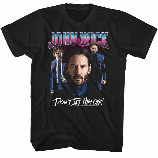 John Wick Shiny Lighting No Gun- Adult S/S Tshirt