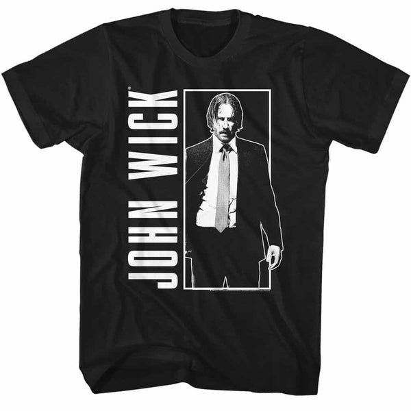 John Wick Simple Bw- Adult S/S Tshirt