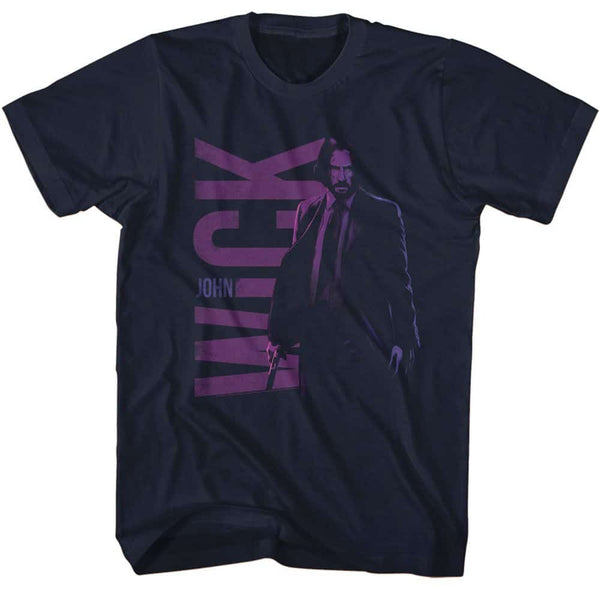 John Wick Name And Character Illustration- Adult S/S Tshirt