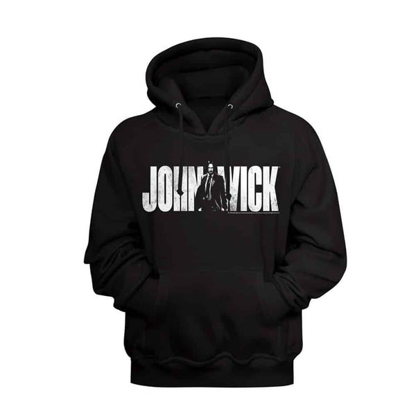 John Wick With Name-Adult L/SSweatshirt W/Hood