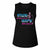 John Wick Neon Chrome Logo- Ladies Muscle Tank