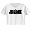 John Wick With Name- Ladies Festival Cali Crop