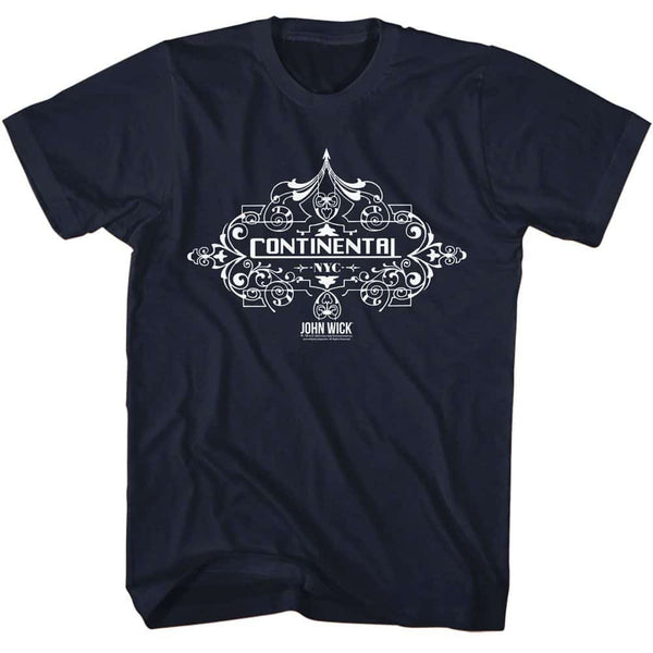 John Wick Continental Fancy Badge- Adult S/S Tshirt
