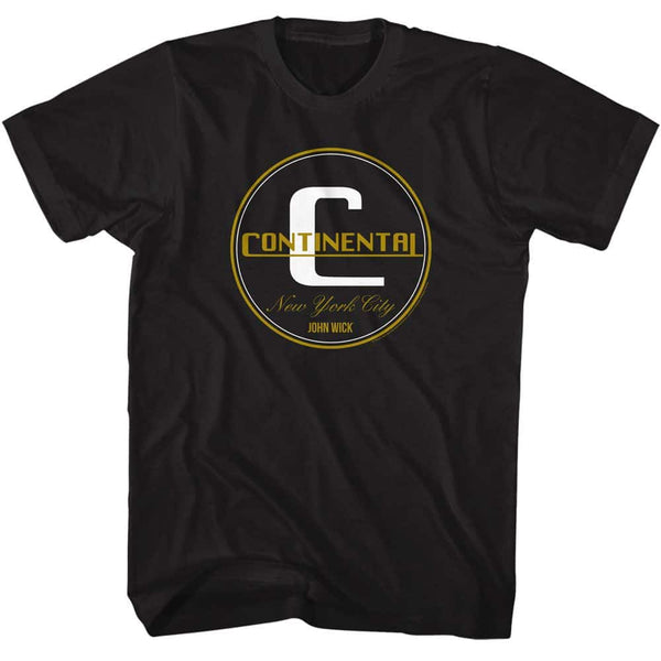 John Wick Continental Duotone Circle- Adult S/S Tshirt