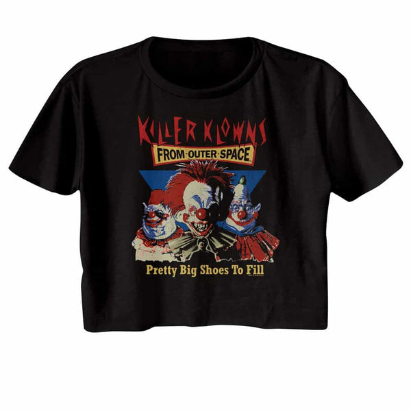 Killer Klowns Pretty Big Shoes To Fill-Ladies S/S Festival Cali Crop