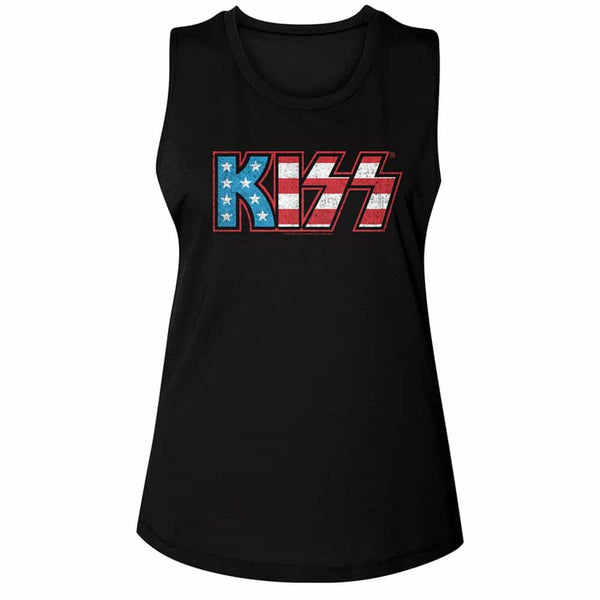 Flag Ladies Muscle Tank