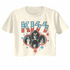 KISS Americana Stars-Natural Ladies S/S Festival Cali Crop