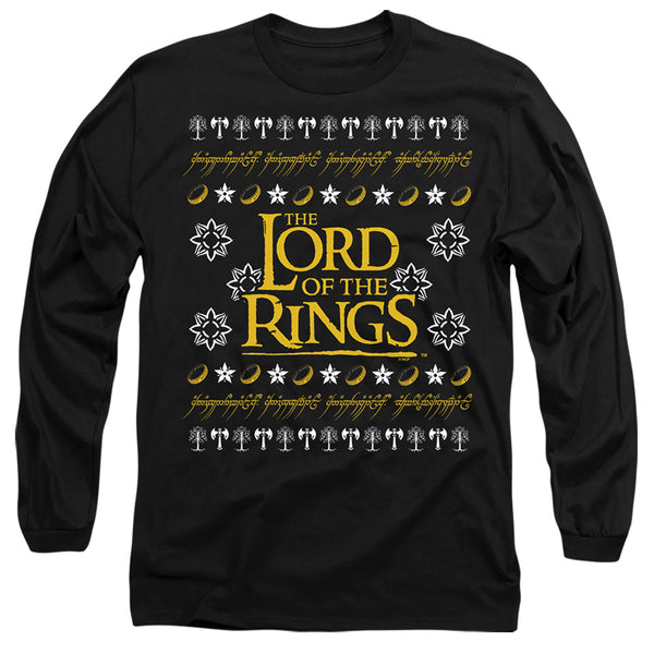 Lord Of The Rings - Ugly Christmas Logo Adult Long Sleeve