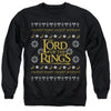 Lord Of The Rings - Ugly Christmas Logo Adult Crewneck Sweatshirt