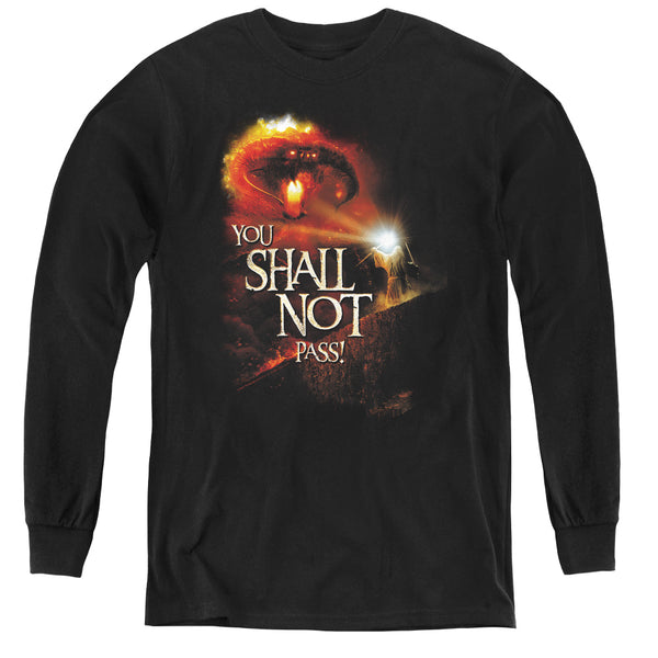 LOR - You Shall Not Pass L - S Youth