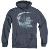 LOR - Cave Troll Adult Heather Hoodie